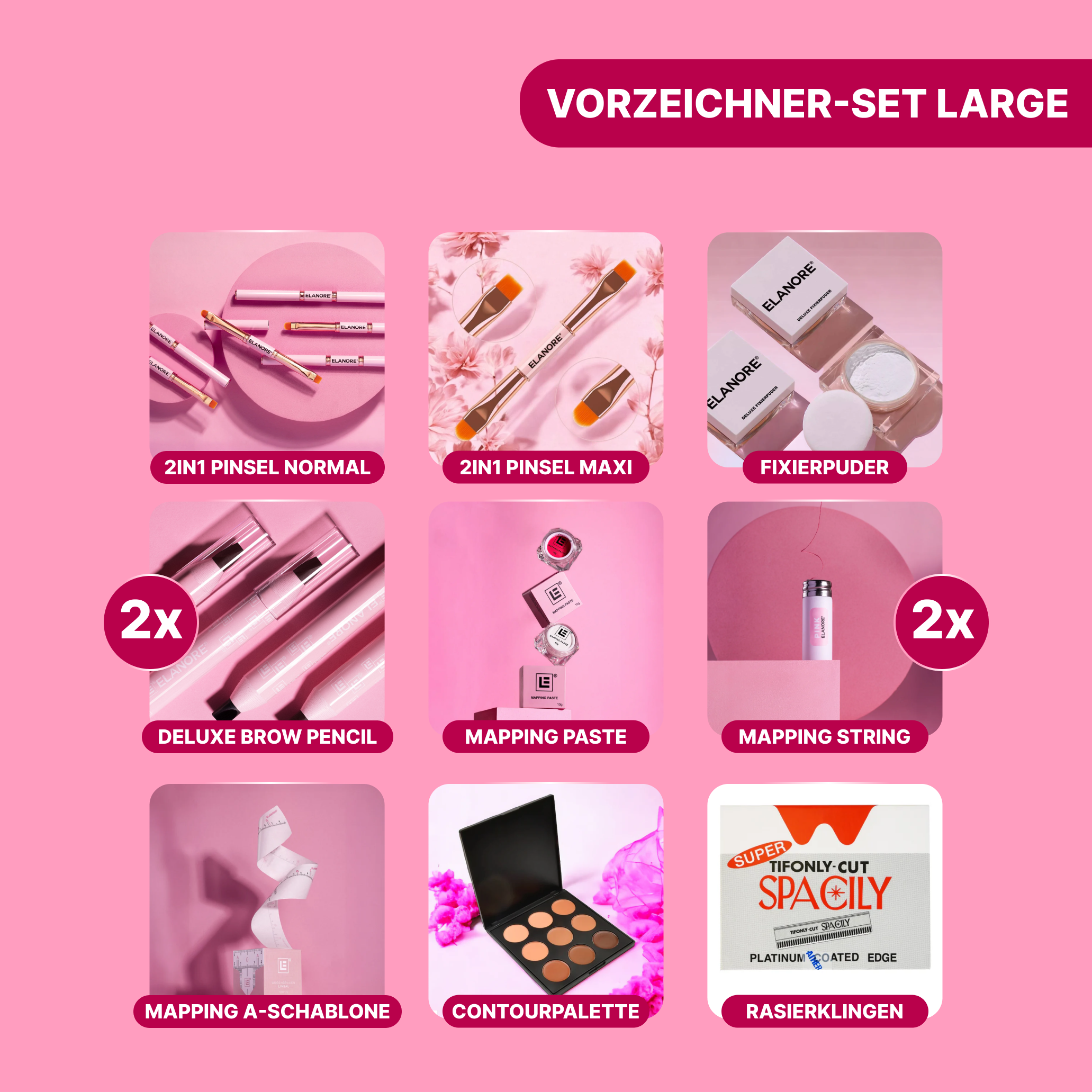 VORZEICHNUNGS-SET LARGE