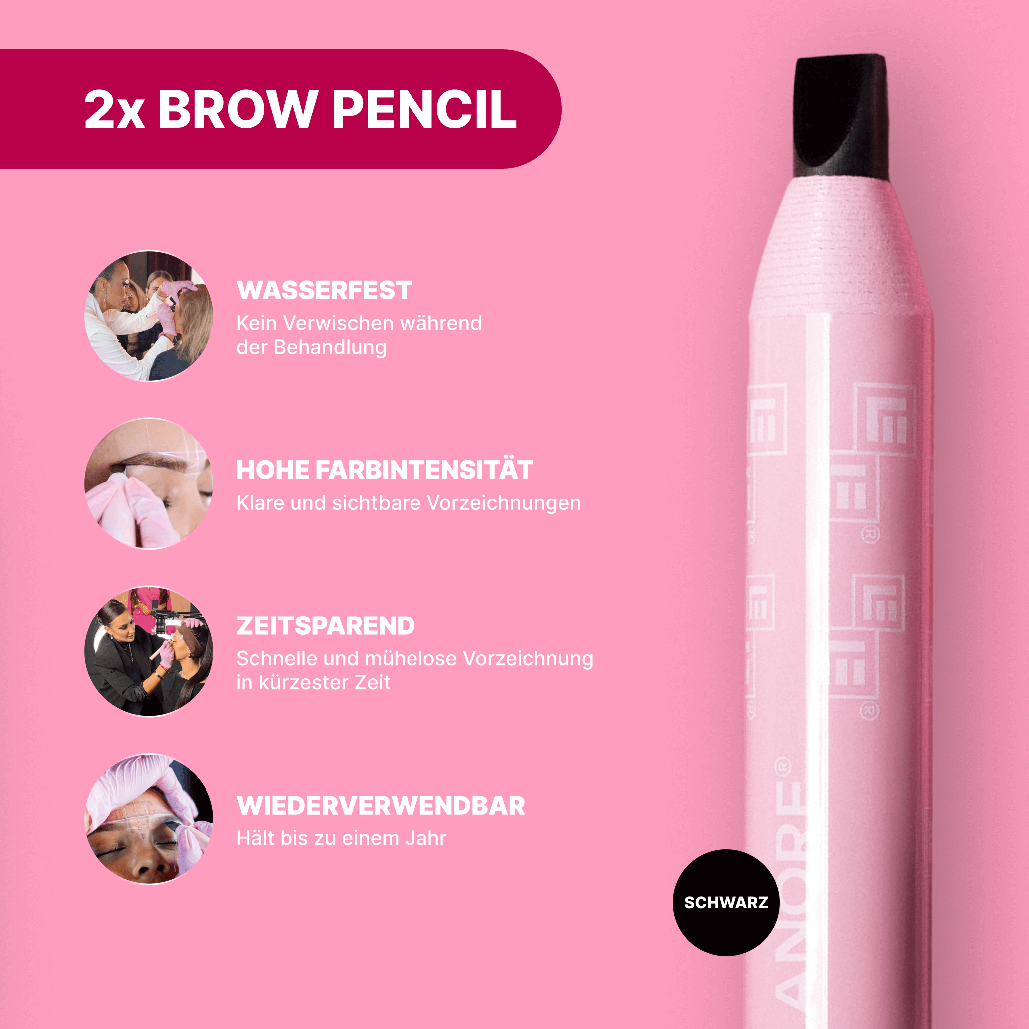 Vorgezeichneter PMU-Stift mit Anleitung – ideal für Anfänger