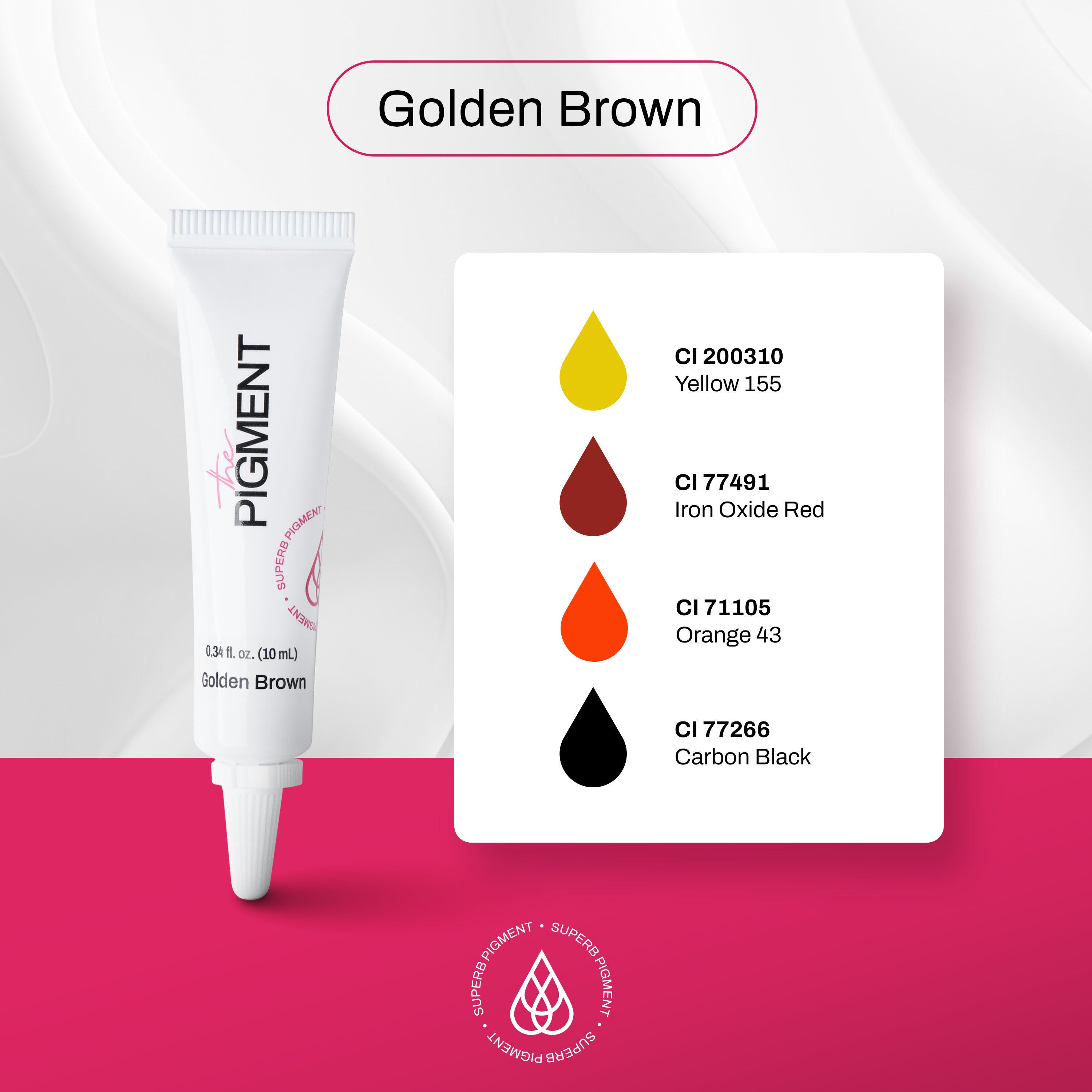 Microblading Pigment - Goldenbrown - 10ml