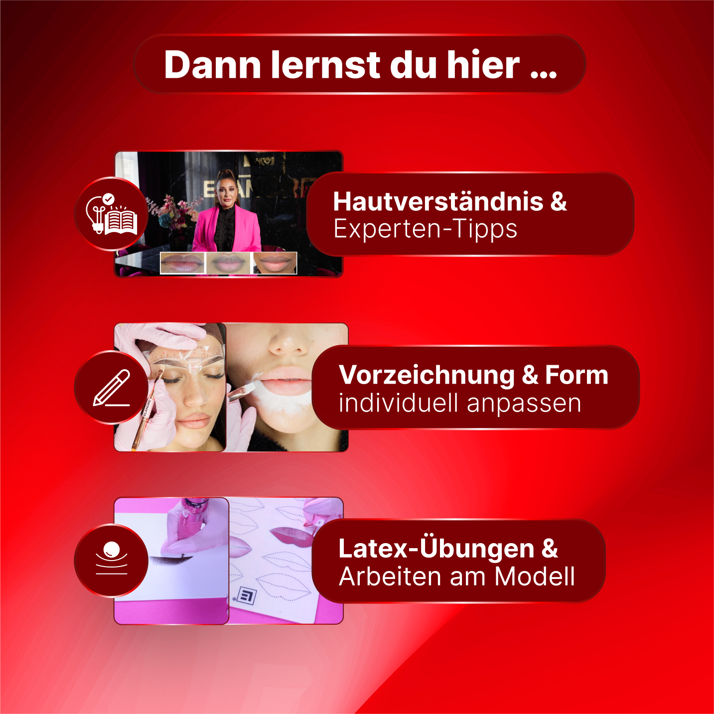 Kombi Online-Schulung - 4 in 1 Brows & Lips - By Elanore Beauty