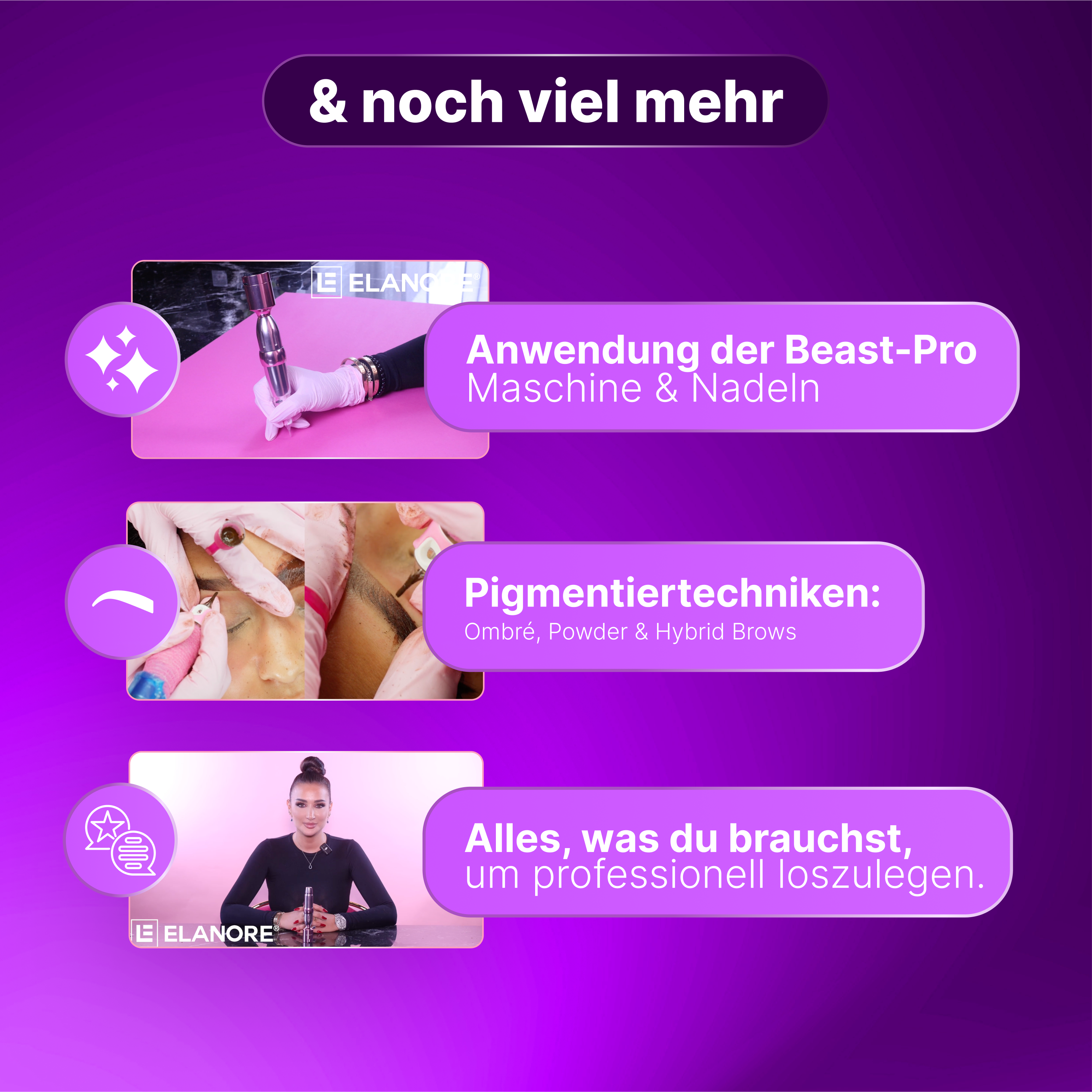 Brow-Academy 2 in 1 Schulung - by Elanore Beauty