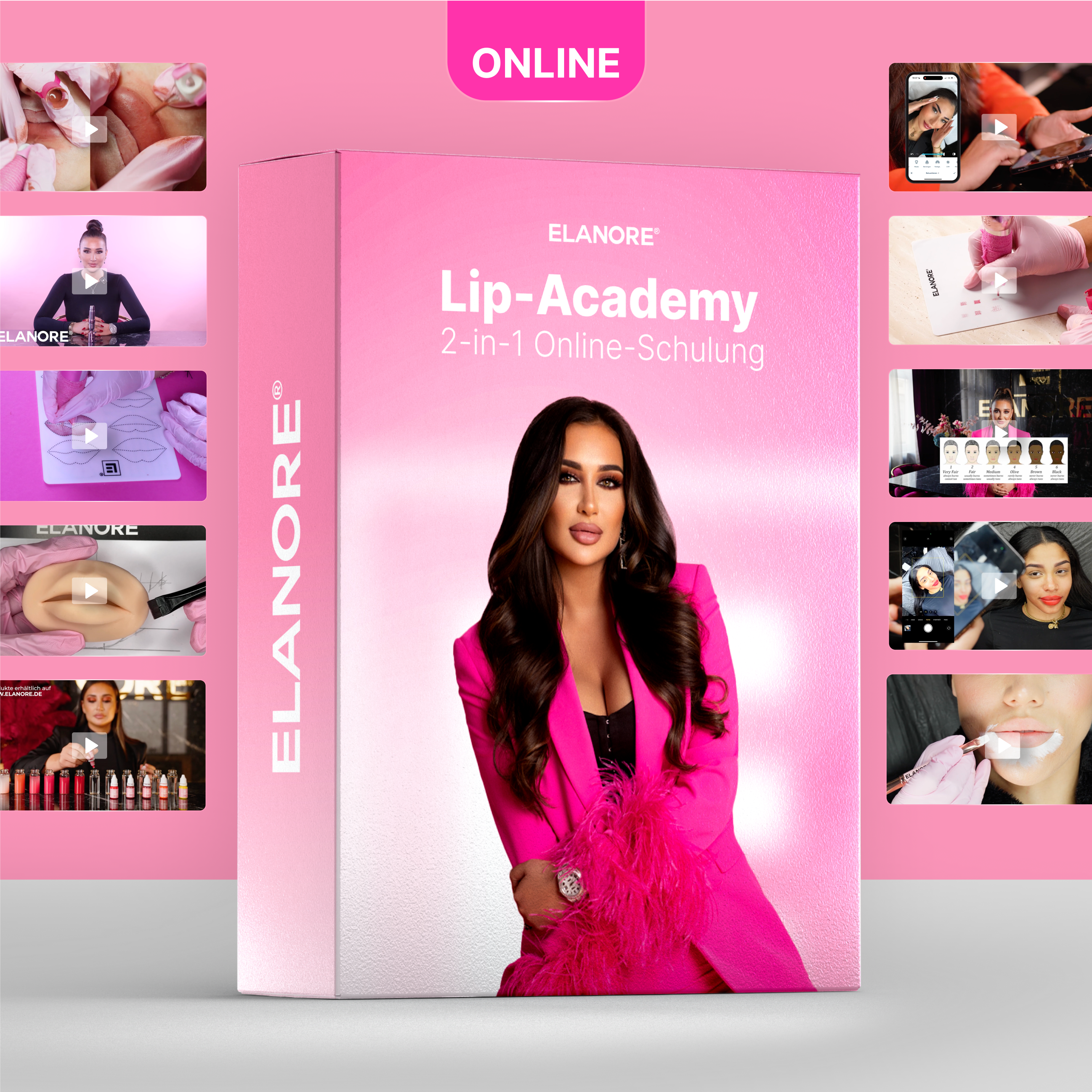 Lip-Academy 2 in 1 Online-Schulung - by Elanore Beauty