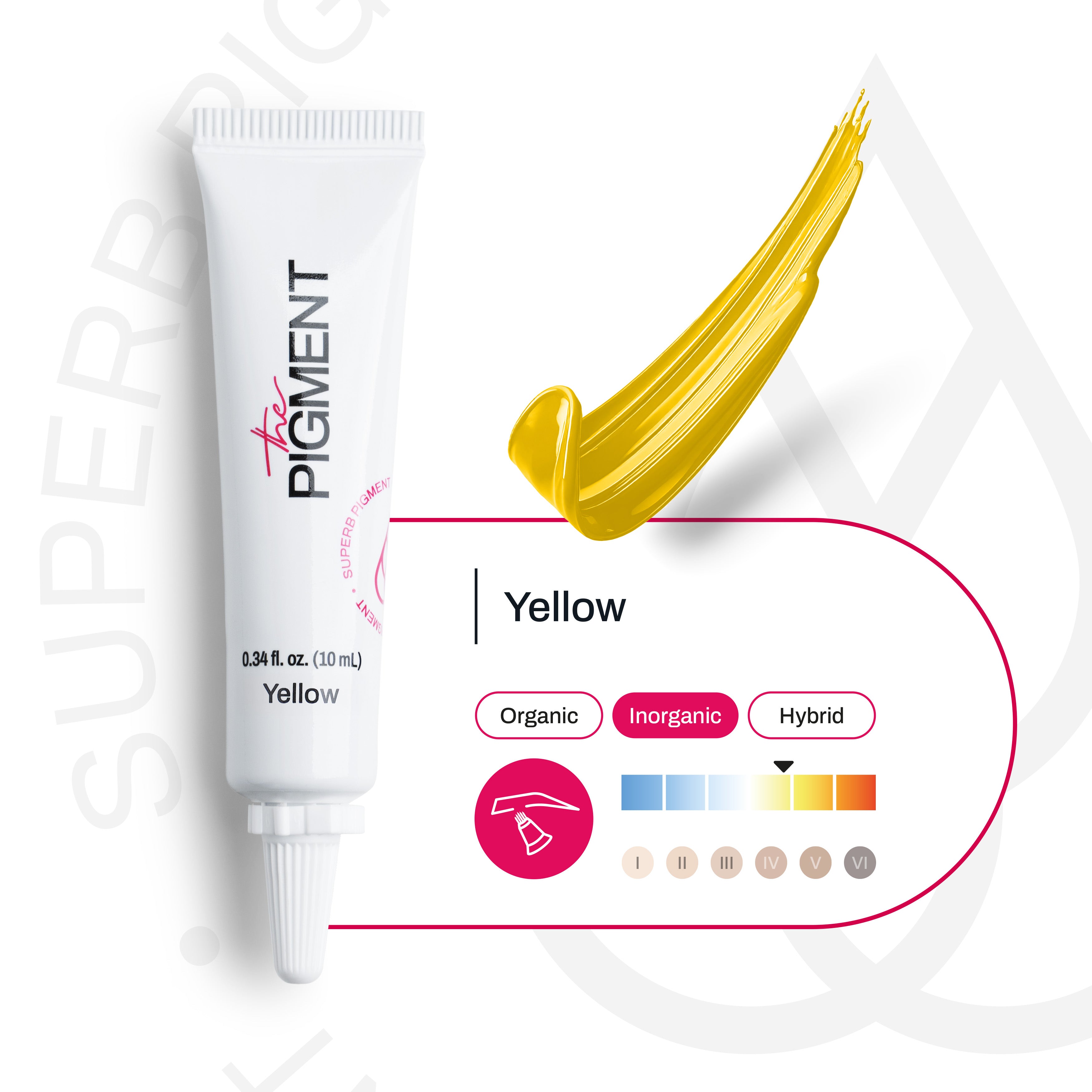 Microblading Pigment - Yellow - 10ml