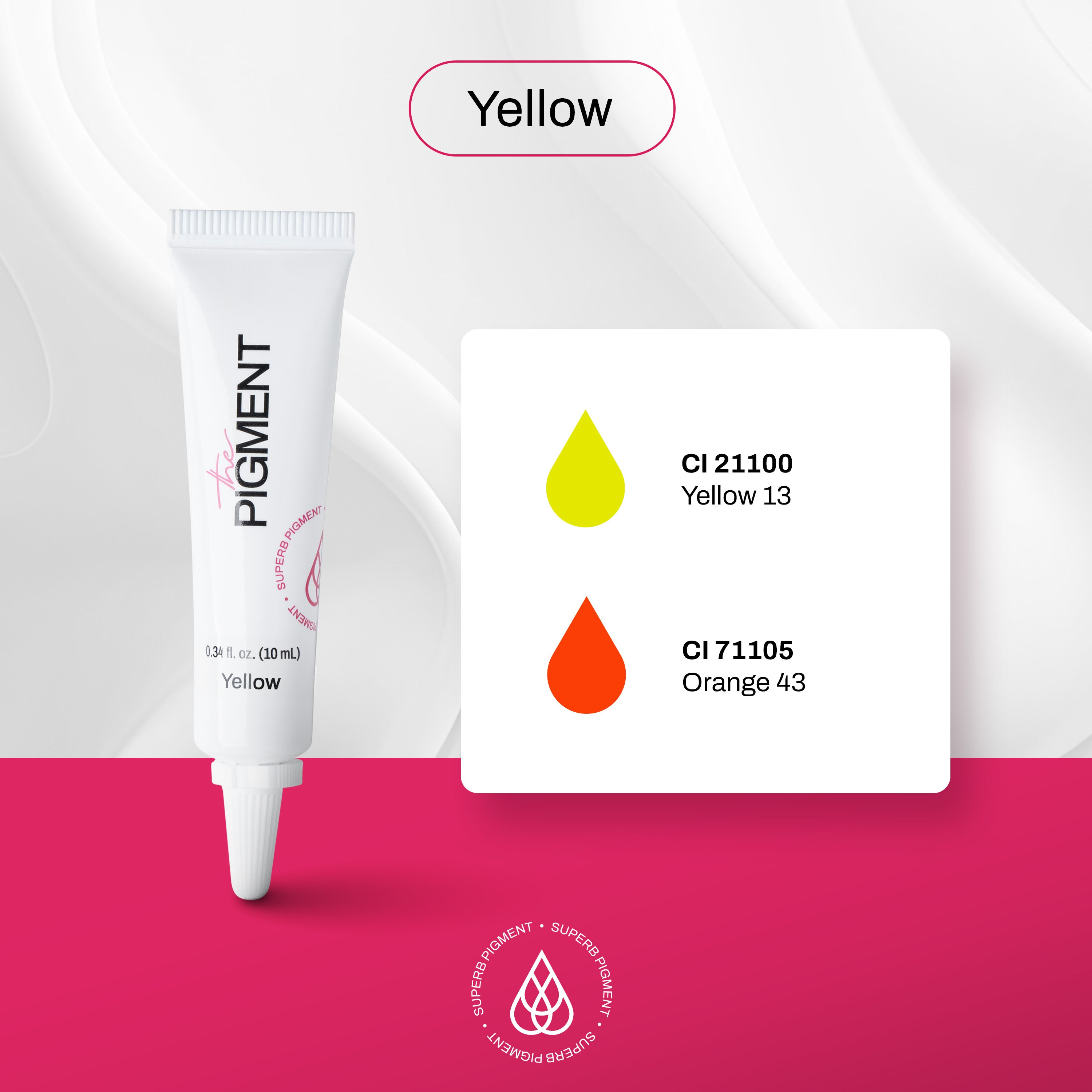 Microblading Pigment - Yellow - 10ml