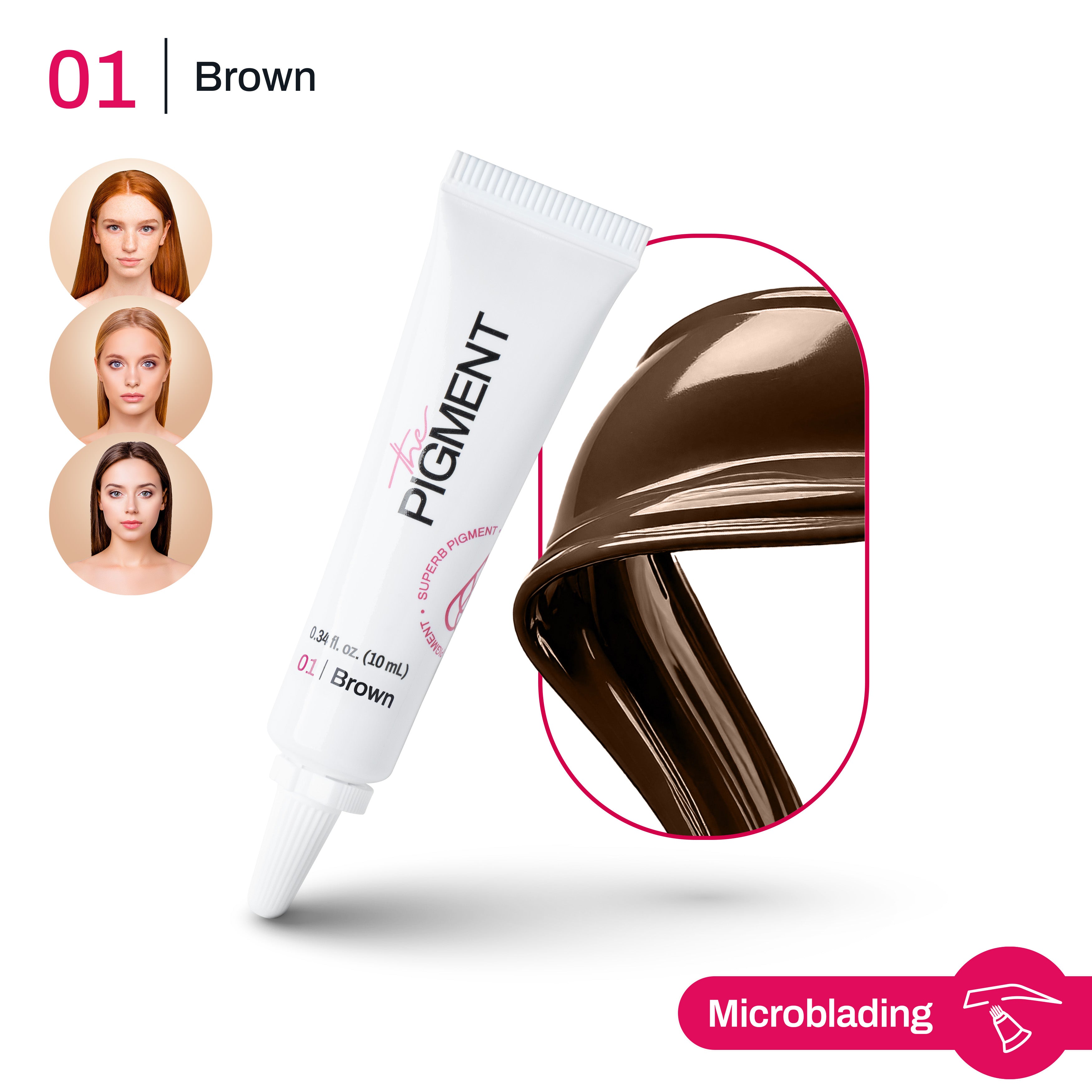 Microblading Pigment - Brown 1 - 10ml