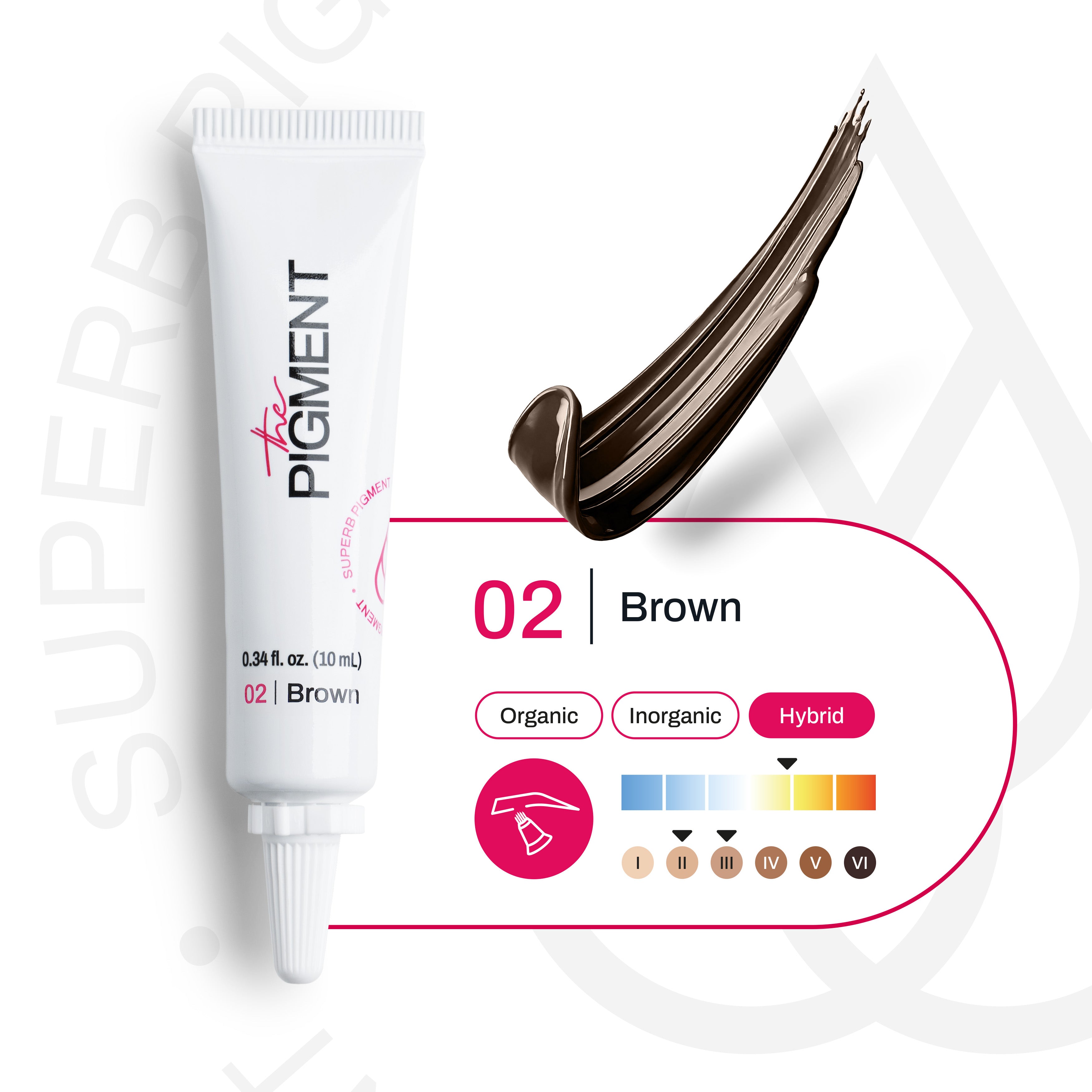 Microblading Pigment - Brown 2 - 10ml