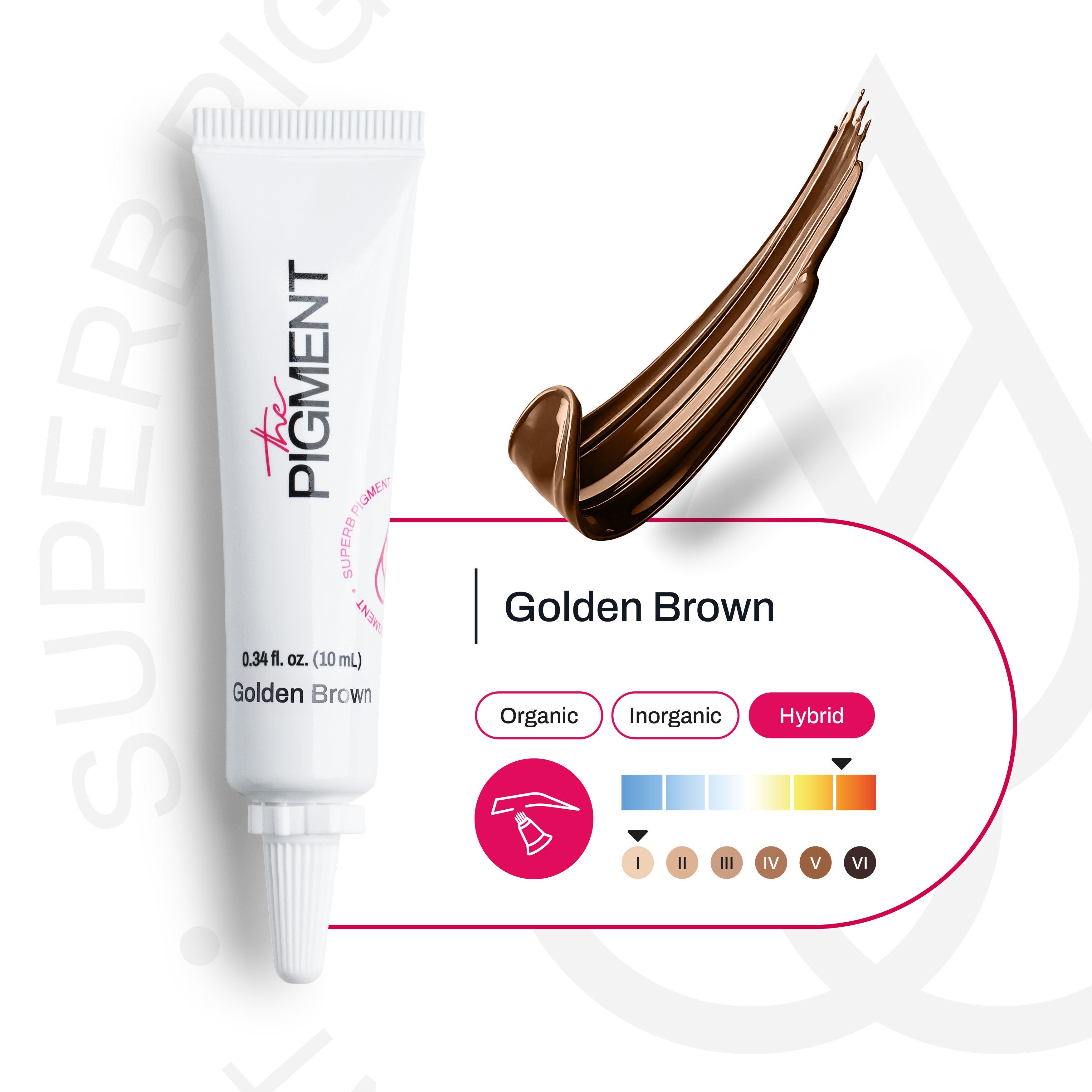 Microblading Pigment - Goldenbrown - 10ml