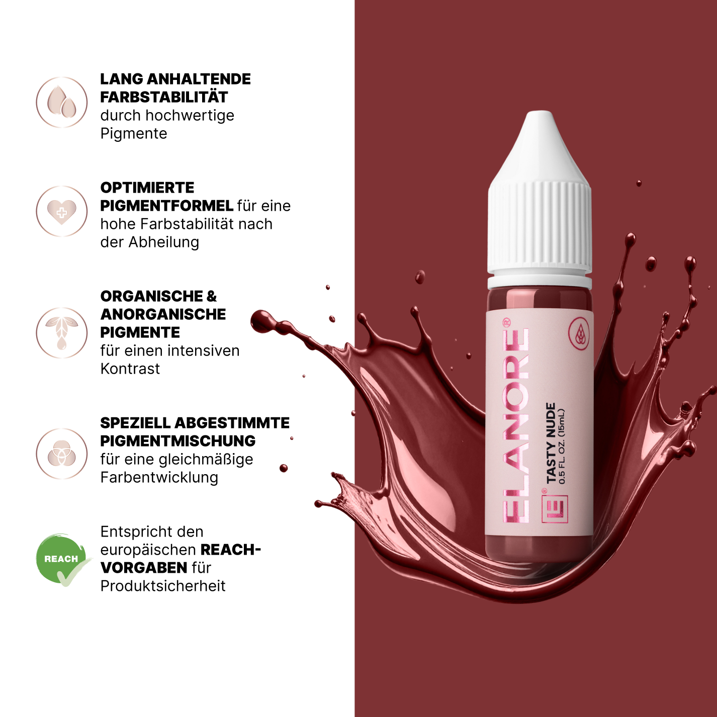 DELUXE INORGANIC Pigment Lips - Tasty Nude